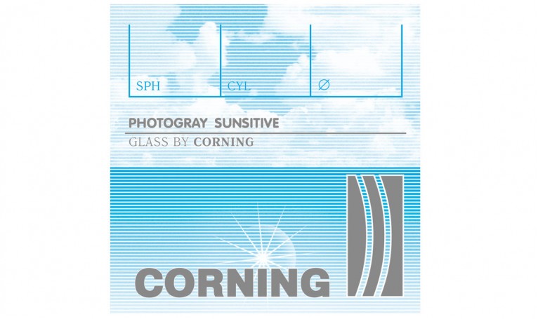 Минеральная фотохромная линза из заготовок CORNING, Франция. Grey Ind. 1,523 Ø70-65 (±0,0 / ±2,0)