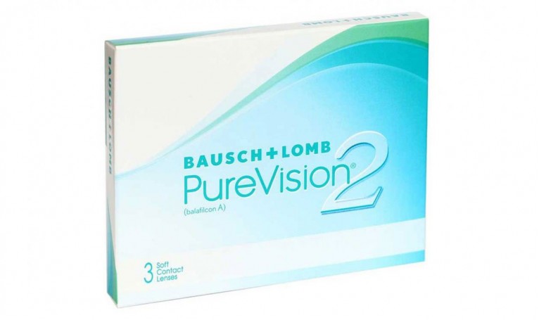 Линза контактная "PureVision 2", Bausch and Lomb 