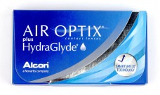 Линза контактная мягкая  "Air Optix plus HydraGlyde"