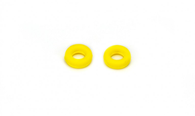 Стоппер силиконовый круглый (желтый)