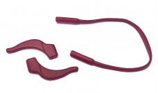 Стоппер силиконовый с резинкой (бордо)