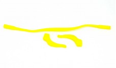 Стоппер силіконовий із гумкою (жовтий)