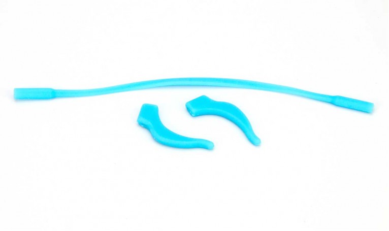 Стоппер силіконовий з гумкою (блакитний)