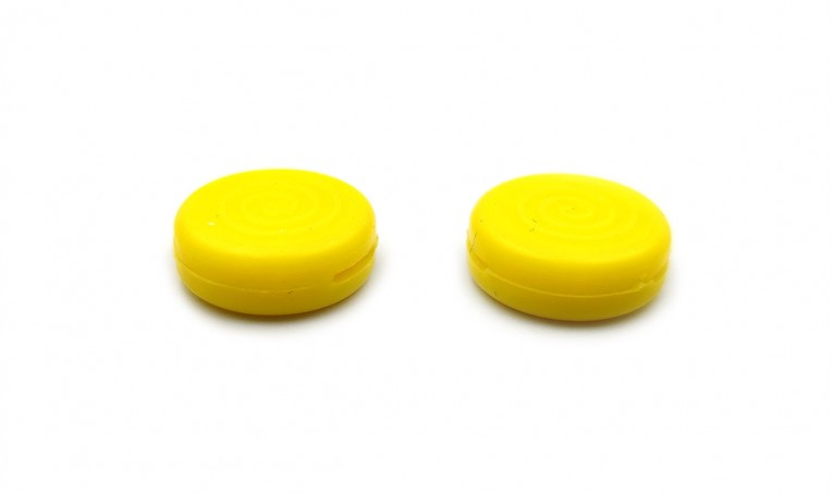 Стоппер силиконовый таблетка (желтый)
