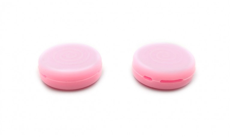 Стоппер силиконовый таблетка (розовый)