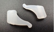 Стоппер силиконовый без резинки маленький 1,0х2,0 (матовый)