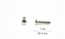 Винт для б/о оправы Ø1,4 мм длина 6,0 мм (грань)