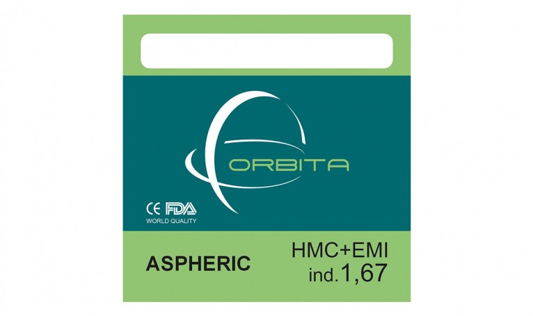 Полимерная асферическая линза ORBITA Ind. 1,67 Ø65 (+11,0 /+16,0)