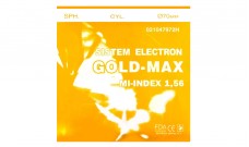 Полимерная линза Sistem Electron Gold-Max Ind. 1,56 Ø70-65 (±0,0 / ±6,0)