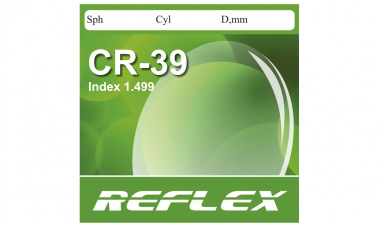Полимерная линза CR-39 без покрытия. Ind. 1,49. Ø70-65 Лентикуляр (-11,0 / -16,0)