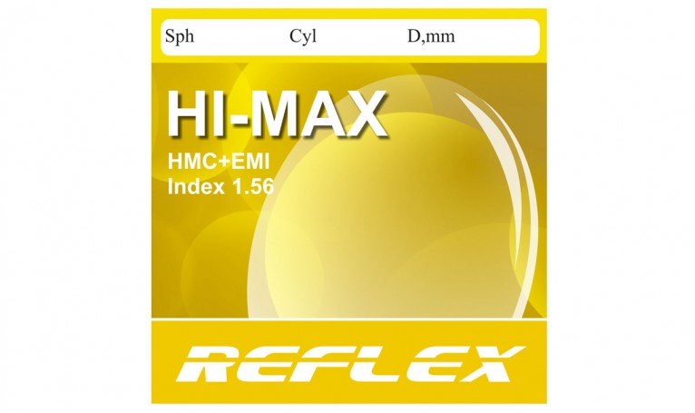 Полімерна комп'ютерна лінза BIOMAX HI-MAX (зел. відблиск) Ind. 1,56 Ø70 (-11,0 / -16,0) Лентикуляр