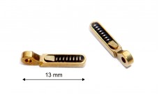 Флекс амортизатор для метал. завушників 13 мм (жовтий)